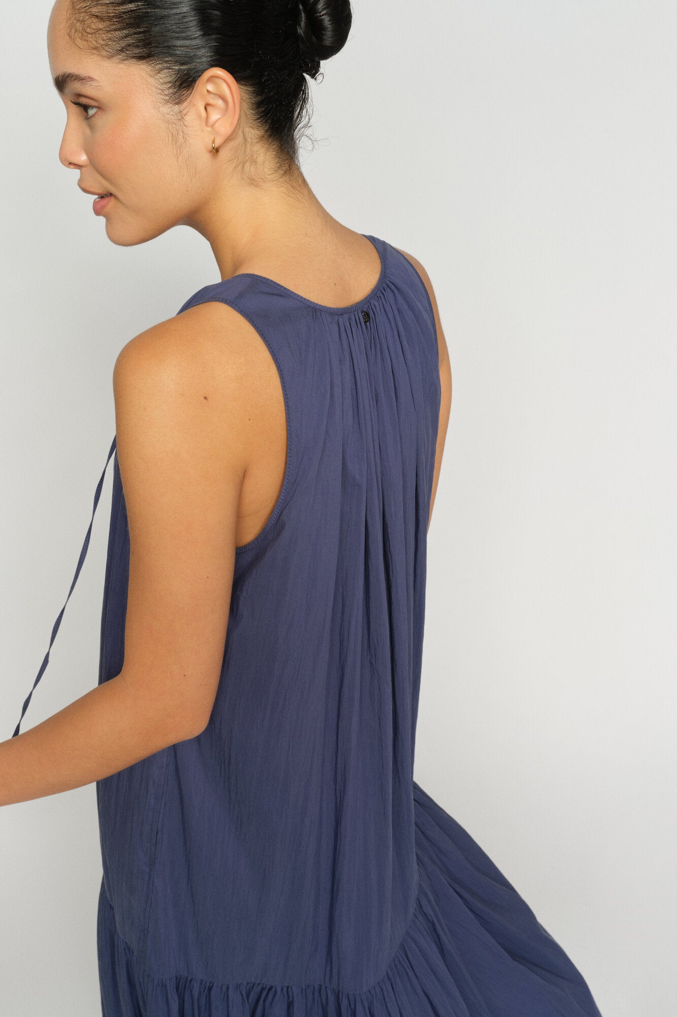 Sabri Tess lang kjole – Crown Blue